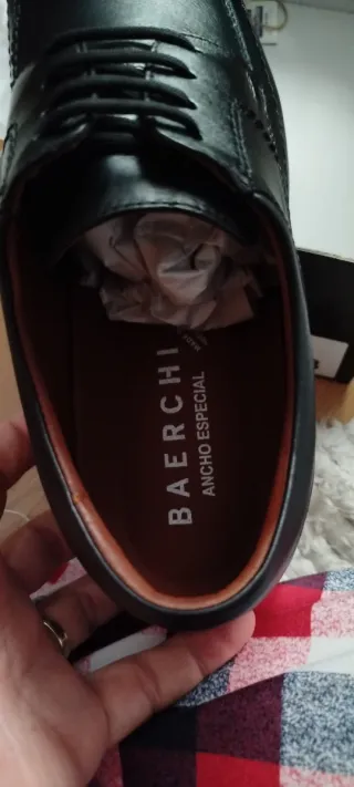 Zapatos Baerchi Hombre Talla 43 Negro