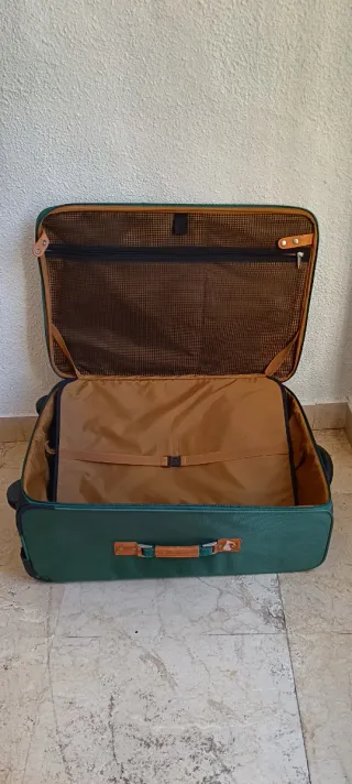 Maleta de viaje XL 2 ruedas verde