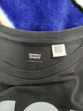 Camiseta hombre Levi's 501 Negra