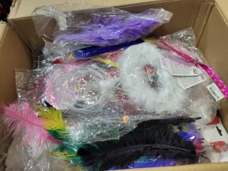 Lote Alas y Plumas Blancas y Rosas