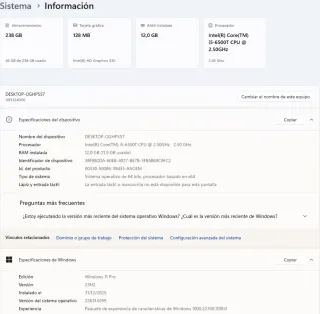 Lenovo ThinkCentre M900 i5 12GB RAM SSD 256GB WiFi