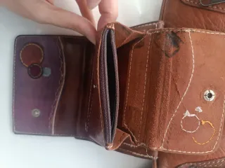 PACK Mochila y cartera de cuero