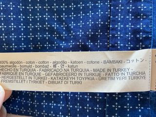 Camisa estampada azul Massimo Dutti