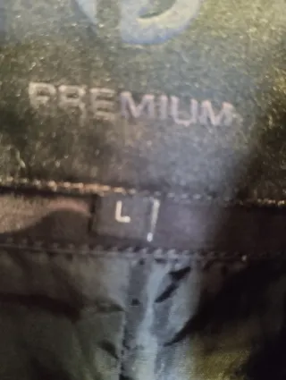 Gabardina hombre negra talla L