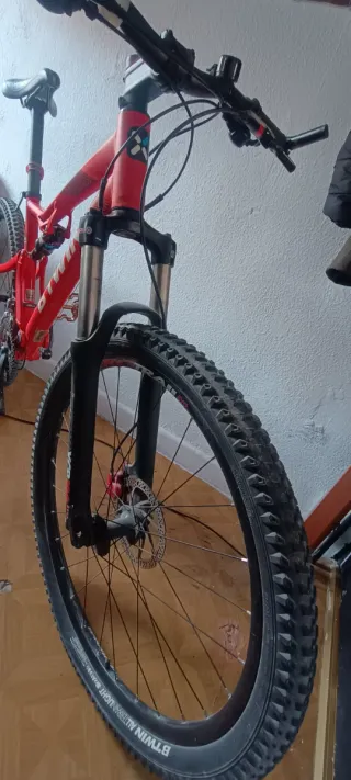 Bicicleta Montaña Rockrider 27.5 Doble Suspensión