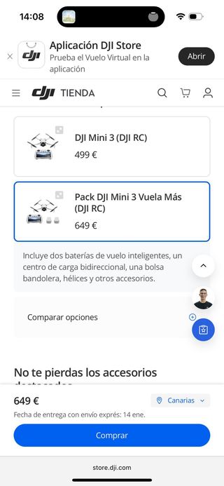 DJI Mini 3 Fly More Combo + DJI RC
