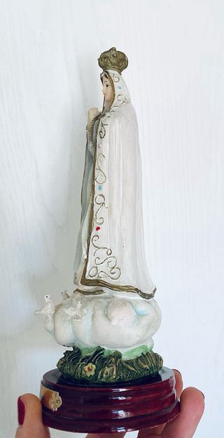 Statua Madonna di Fatima con base