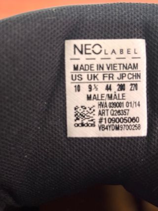 Zapatillas tipo  Adidas Negras