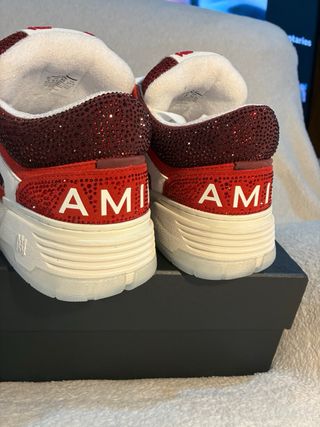 Amiri MA-1 Crystal Sneaker Rojo/Blanco