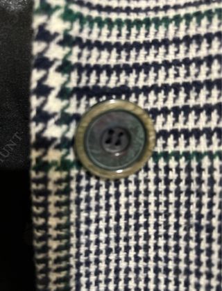 Abrigo cuadros gris y verde Lola Casademunt