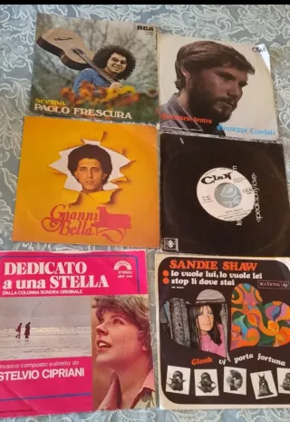 25 Vinili 45 Giri Anni 60/70