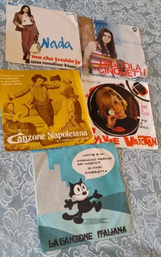 25 Vinili 45 Giri Anni 60/70