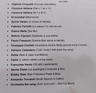 25 Vinili 45 Giri Anni 60/70