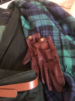 Pantalón pitillo Zara verde inglés talla 36