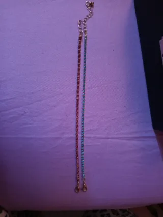 Pulsera de eslabones con pedrería
