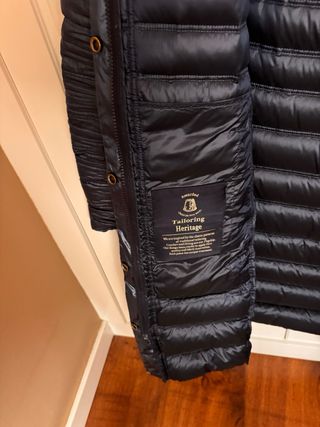 Plumífero Henry Arroway Azul Pelo Natural