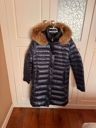 Plumífero Henry Arroway Azul Pelo Natural