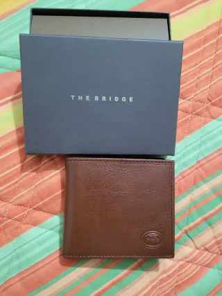 Portafoglio The Bridge Pelle Marrone Nuovo