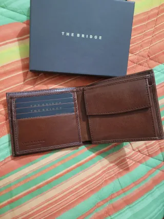 Portafoglio The Bridge Pelle Marrone Nuovo
