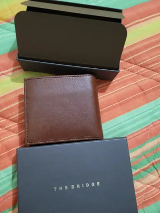 Portafoglio The Bridge Pelle Marrone Nuovo