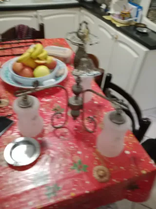 Lampadario in bronzo