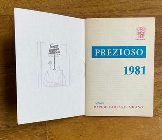 campari cordial presiozo 1981