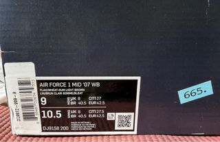 Nike Air Force 1 Mid '07 WB Talla 44.5