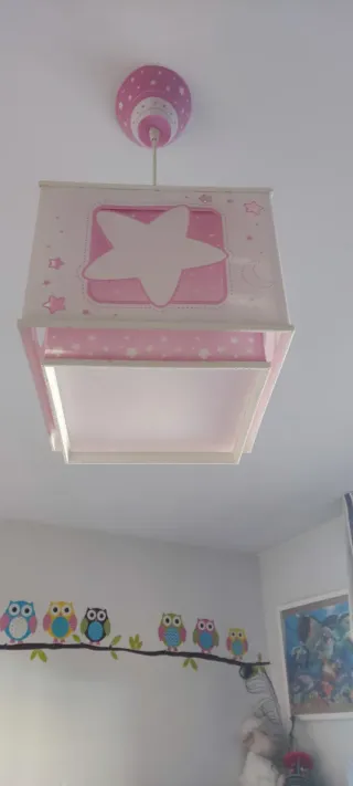 Lámpara infantil estrellas y luna