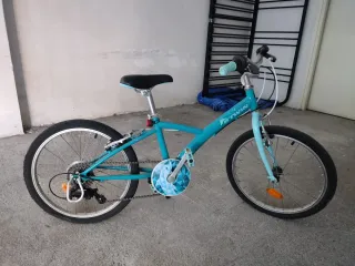 Bicicleta infantil B'Twin 120 20 turquesa