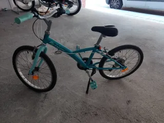 Bicicleta infantil B'Twin 120 20 turquesa
