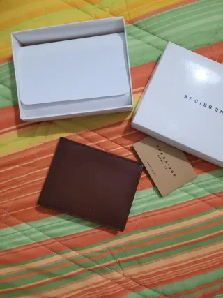 Portafoglio The Bridge Pelle Marrone Nuovo