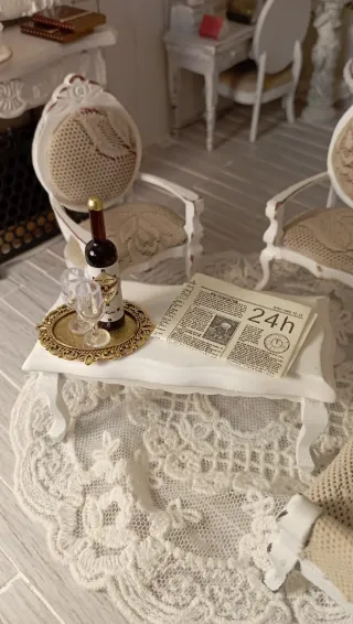 Set Aperitivo + Giornale Miniatura 1:12