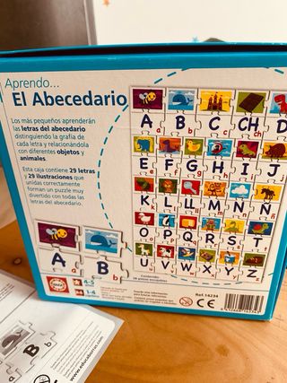 Puzzle Educa Aprendo  El Abecedario 58 piezas