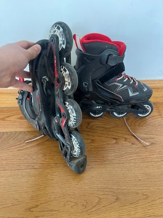 Patines Oxelo Negros/Rojos