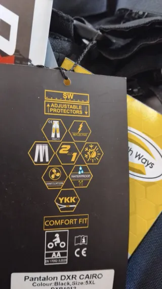 Pantalones moto DXR talla grande 5XL