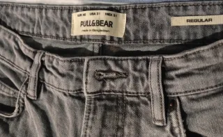 Pantalón vaquero gris Pull&Bear