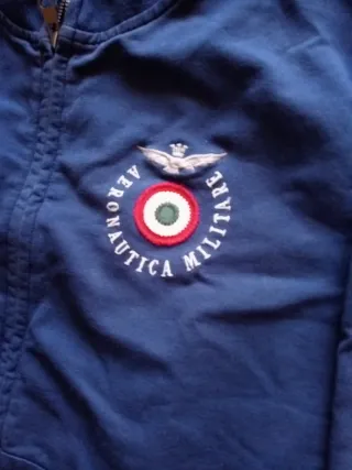 Sudadera Aeronautica Militare Hombre Azul