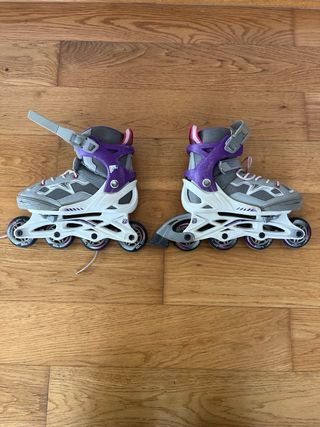Patines Oxelo Morados/Blancos