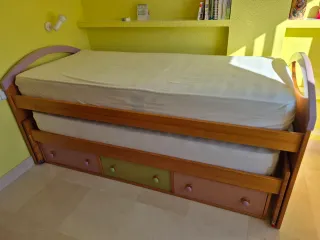 Cama nido de madera
