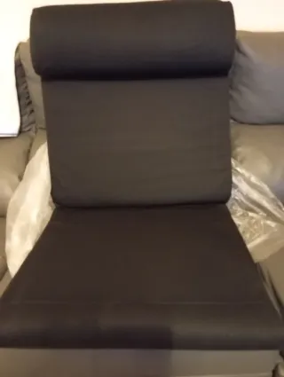 2 Colchonetas Hamaca/Mecedora (Negra y Beige)