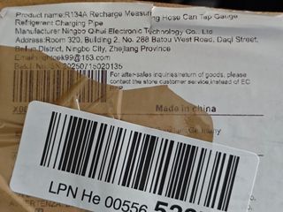 Mangueira Carga R134A Ar Condicionado