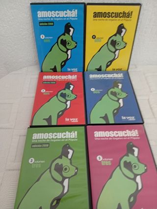 Lote 6 DVDs Amoscuchá! Carnaval Cádiz