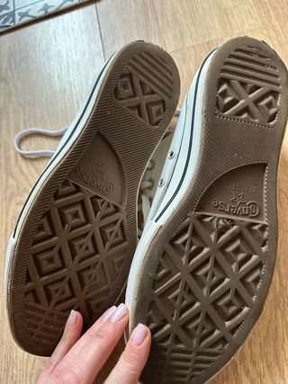 Converse Bajas Plataforma Blancas