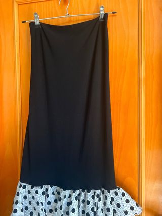 Falda flamenca volantes lunares