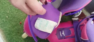 Patines en línea Oxelo rosas y morados