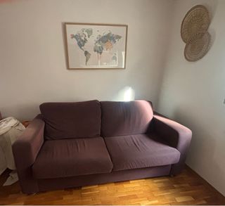 Sofá cama morado