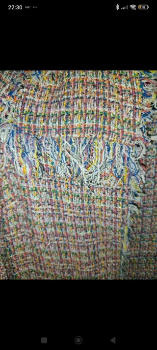 Chaqueta Zara Mujer Multicolor