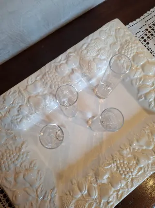 Set 4 Bicchieri Vodka Cristallo