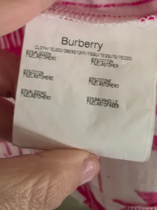 Burberry Vintage T.M/L Sin Uso