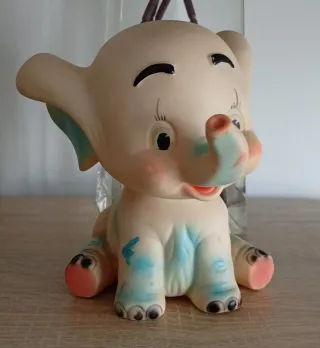 Elefante de goma vintage